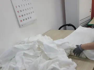 광명 요양원 세탁 작업